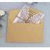 Vellum Invitation Card Laser Cut Paper White Lace Card